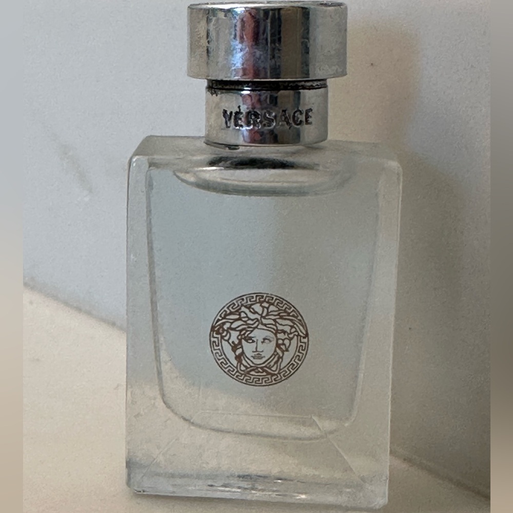 Versace mini glass bottle perfume cologne